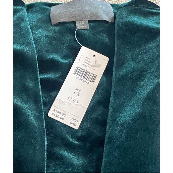 Anthropologie Nancy Green Velvet Tunic Dress NWT SZ 1X - Picture 13 of 16